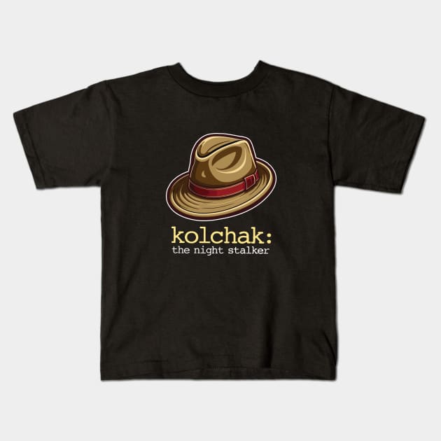 Kolchak Hat Kids T-Shirt by vectrus